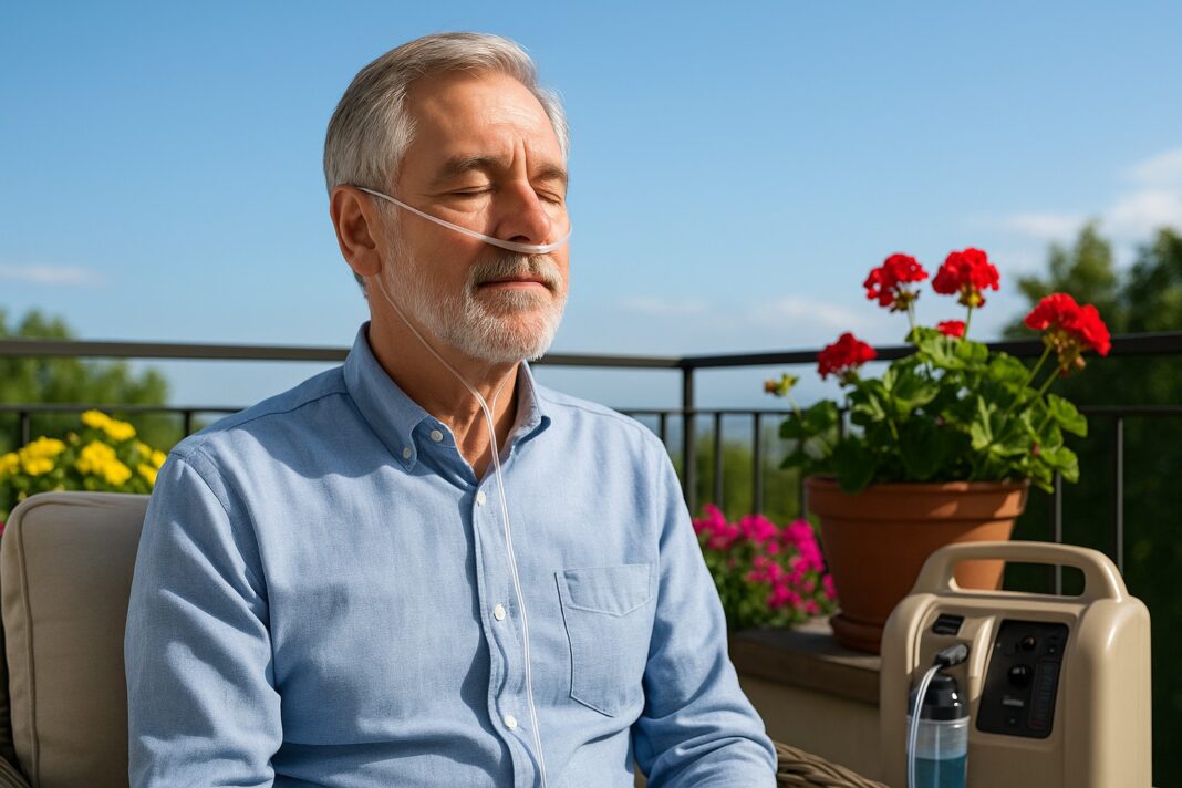 Leben mit COPD: Ruhepause an der frischen Luft
