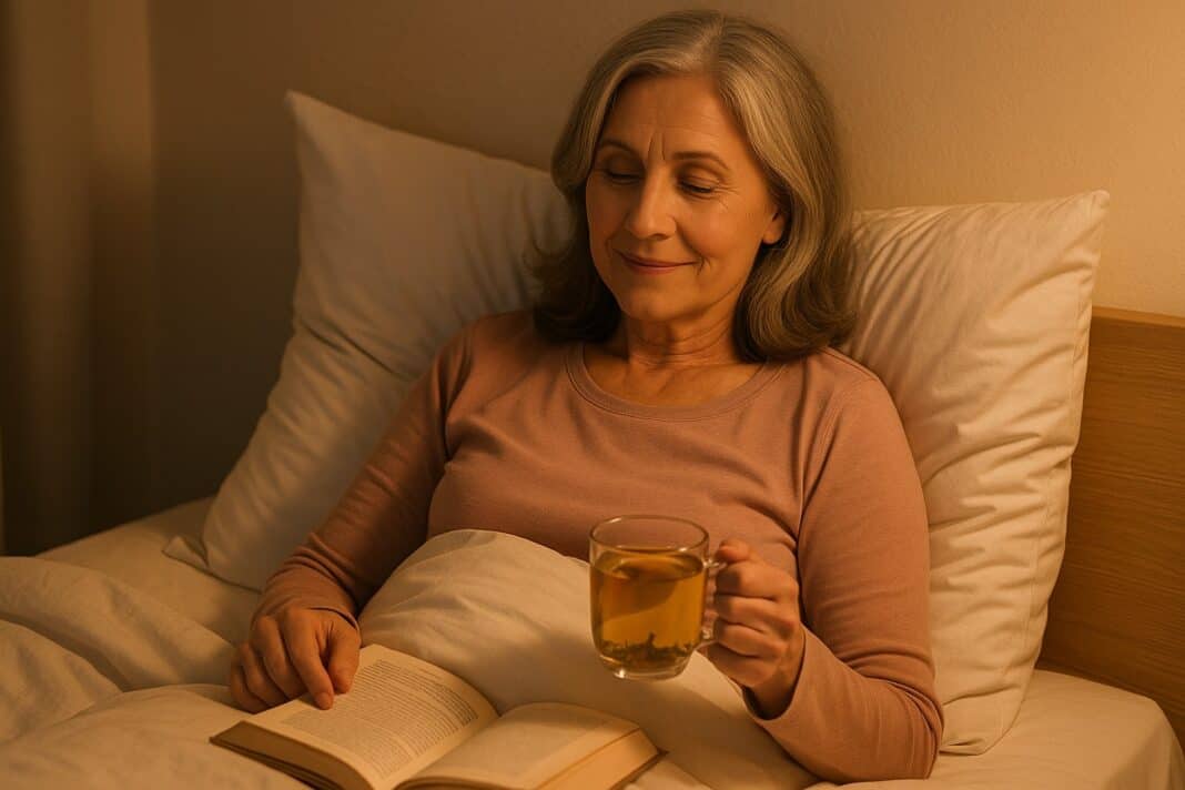 Schlafritual ab 60: Lesen & Tee für eine gute Nacht